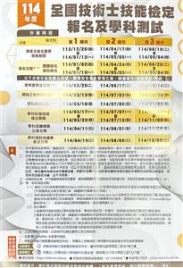 圖片：114年全國技術士技能檢定報名及學科測試.jpg「另開新視窗」